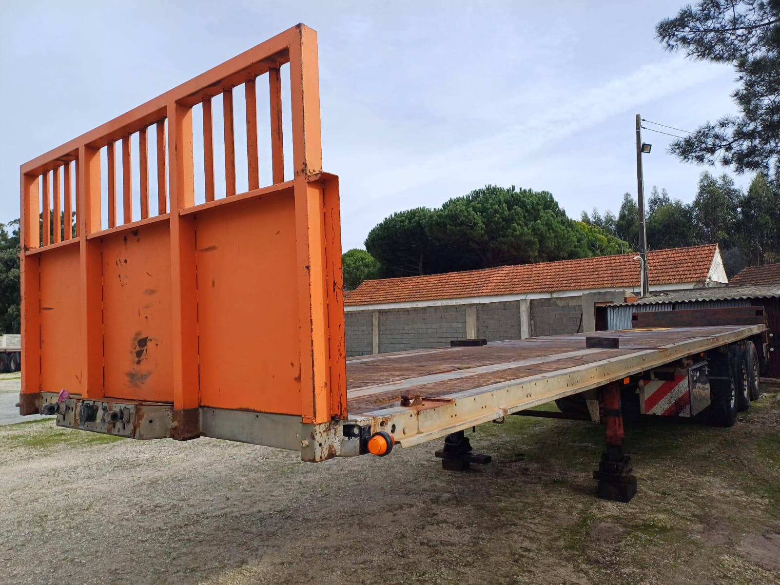 Reboque Schmitz porta contentores - Ano 2007